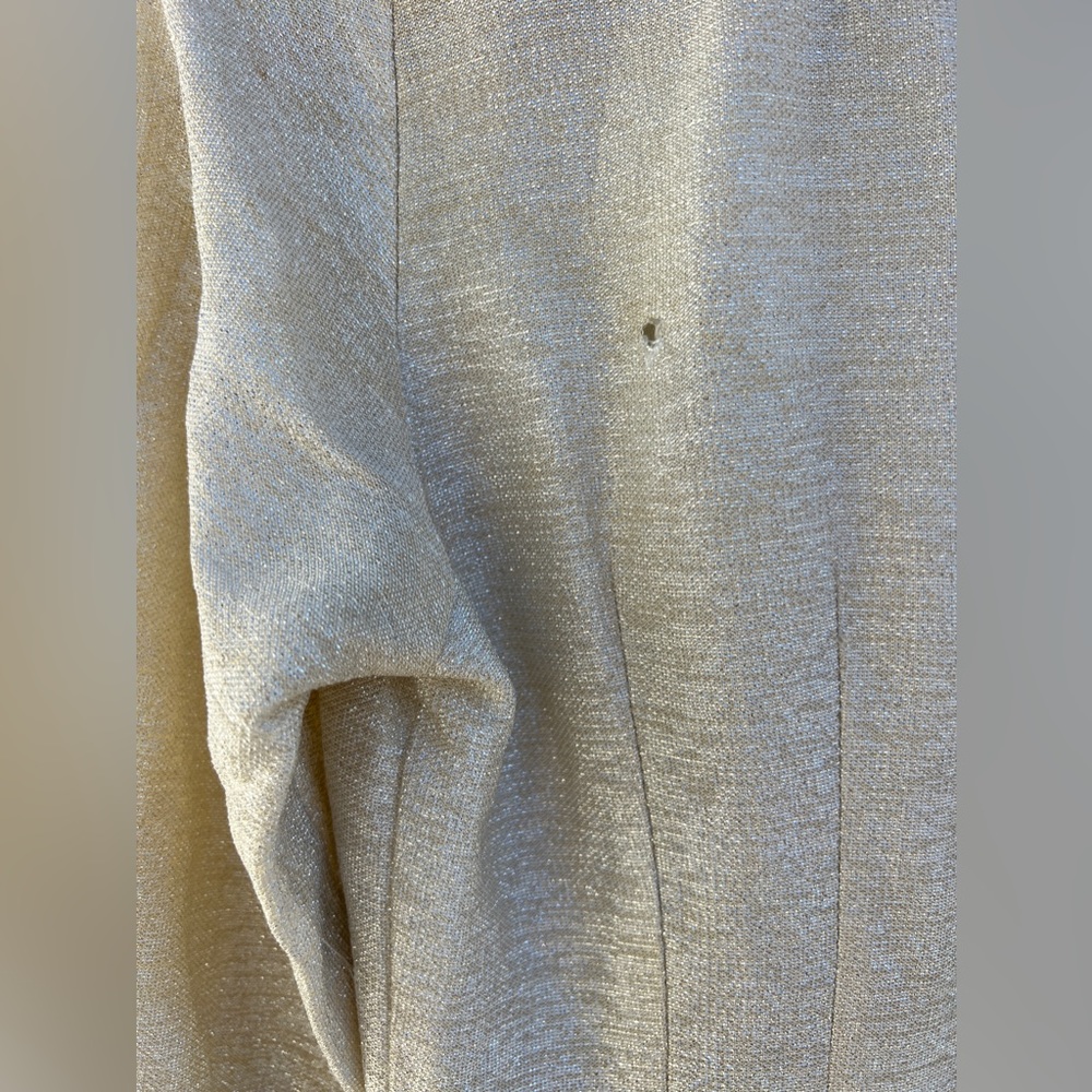 60s Metallic Threaded Faux Button Mini Dress - Picture 16 of 17